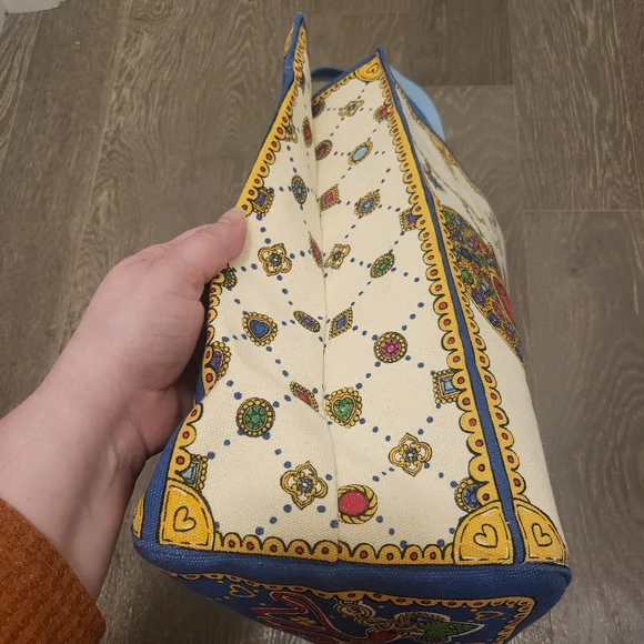 Brighton Colorful Glittering Heart Tote Bag New with Tags - Picture 7 of 16